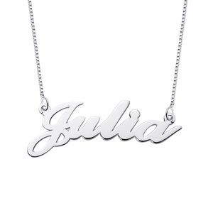 Personalized Stylish Name Necklace in silver